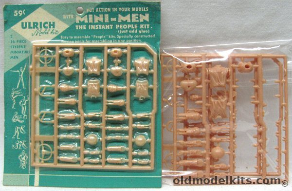 Ulrich Slot Car Mini-Men Instant People Kit plastic model kit
